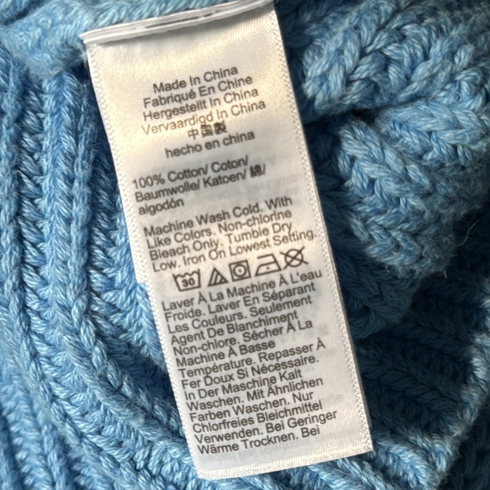 J Crew Heritage cotton fisherman crewneck sweater Size XS - Picture 11 of 11